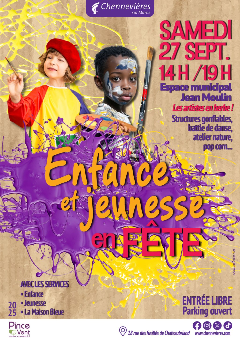 ENFANCE ET JEUNESSE EN&nbsp;FÊTE